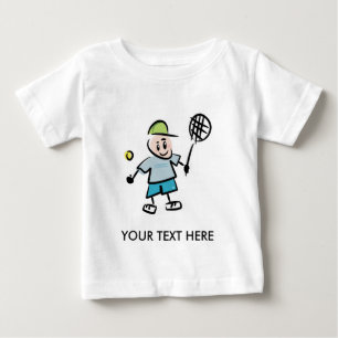 Tenniströja för barn med seriefigur som spelar ten t shirt