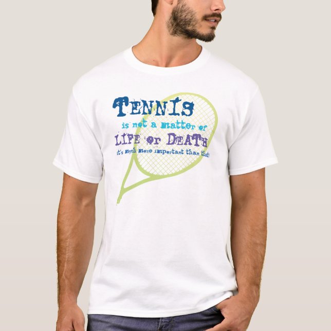 Tennisutslagsplats T-shirt (Framsida)