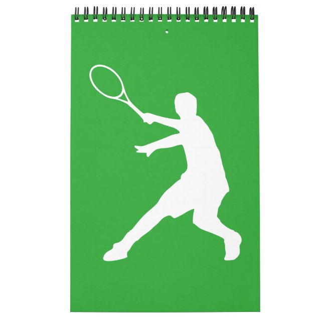 Tennisväggskalender för spelare, buss och fläkt 20 kalender (Omslag)
