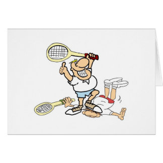 Tennisvinnare Hälsningskort