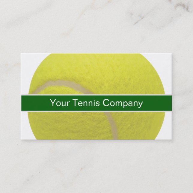 Tennisvisitkortar Visitkort (Framsida)