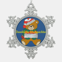 Tennsmet Snowflake Ornament Nallebjörn
