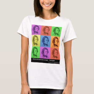 Tennyson "Kärlek är lång" Citat PopArt Gåvor & T-s T Shirt