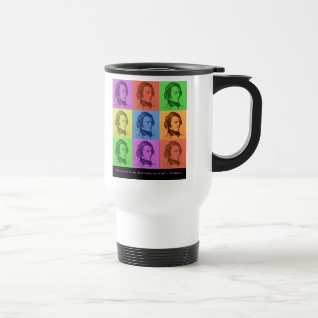Tennyson "Kärlek är lång" Pop Art Resemugg (Höger)