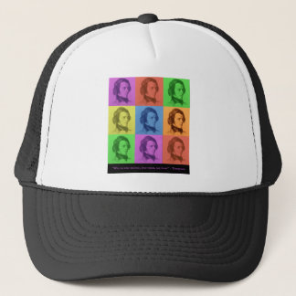 Tennyson "Love Is Long" Pop Art-presenter & T-shir Truckerkeps