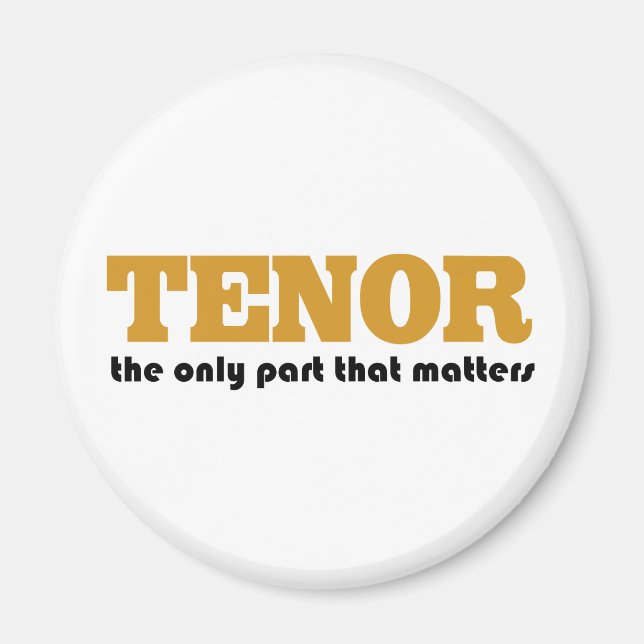 Tenor Attitude Magnet (Framsidan)