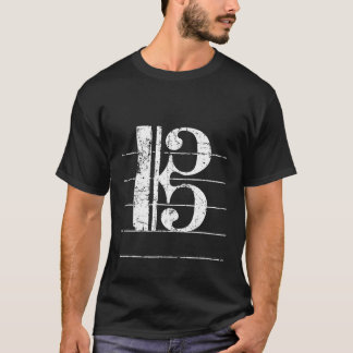 Tenor Clef Musician T Shirt