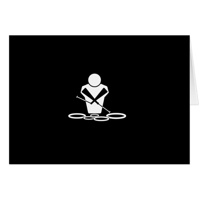 Tenor Drums Hälsningskort (Framsidan Horizontal)