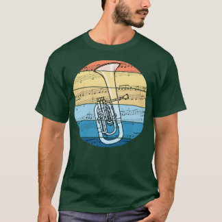 Tenor Horn Music Notation Hornist Brass Musician T Shirt