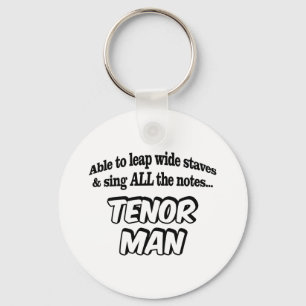 Tenor Man - Music Superhero Nyckelring