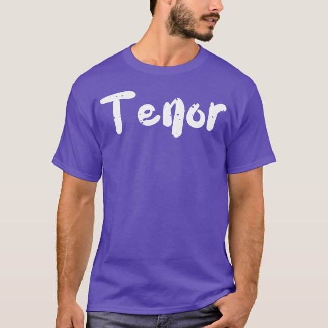Tenor Music T Shirt (Framsida)