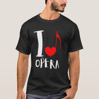 Tenor Singer Choir Vocalistheatre Student Opera gi T Shirt