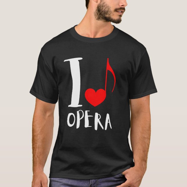 Tenor Singer Choir Vocalistheatre Student Opera gi T Shirt (Framsida)