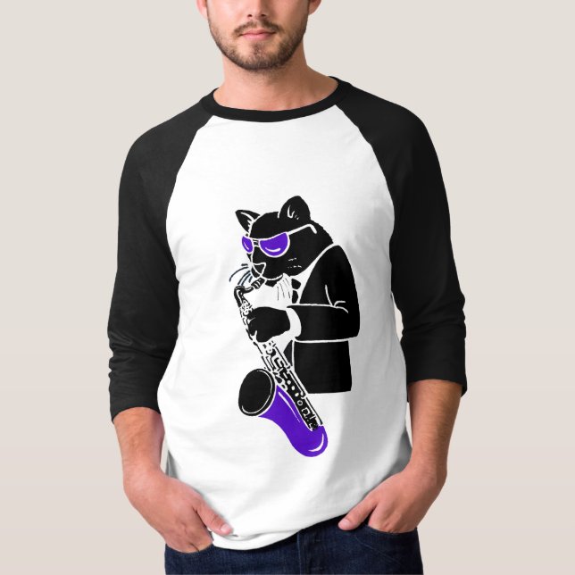 TenorSaxkatt Tröja (Framsida)