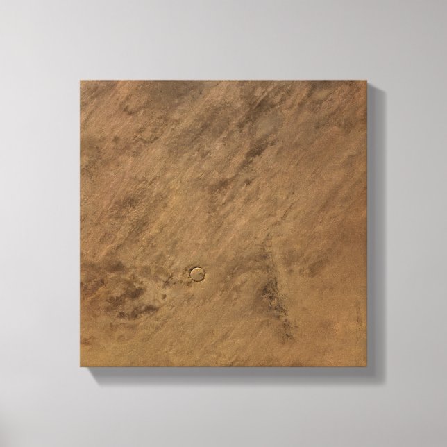 Tenoumer Crater i Mauretanien Canvastryck (Framsida)