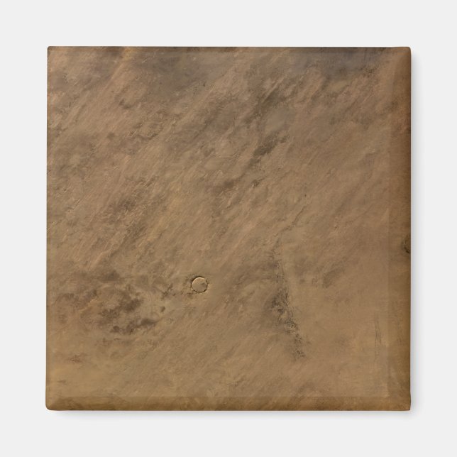 Tenoumer Crater i Mauretanien Magnet (Framsidan)