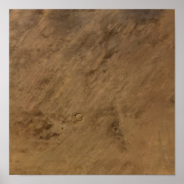 Tenoumer Crater i Mauretanien Poster (Framsidan)
