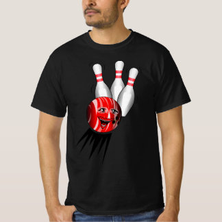 Tenpin Bowling Strike. T Shirt