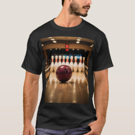 Tenpin Bowling Strike. T Shirt