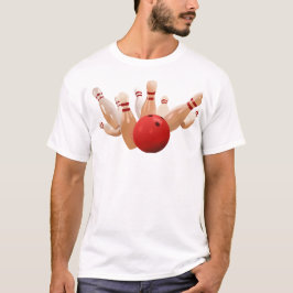 Tenpin Bowling Strike. T Shirt