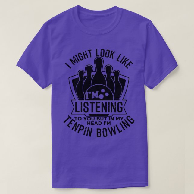 Tenpin Bowling T T Shirt (Design framsida)