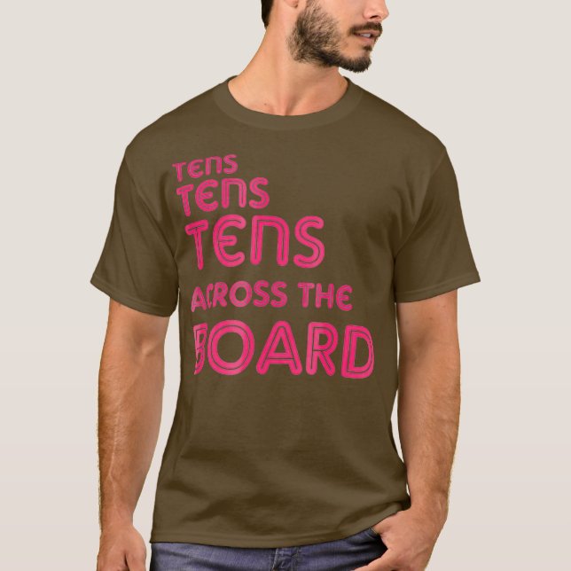 Tens tvärs över anslagstavlan Drag Fläkt Shirt T (Framsida)