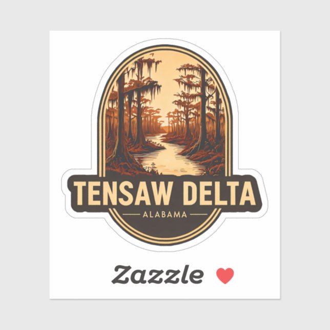 Tensaw Delta-Alabama Klistermärken (Ark)