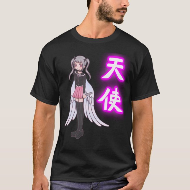 TENSHI Angel Anime Jiraikei T-Shirt (Framsida)