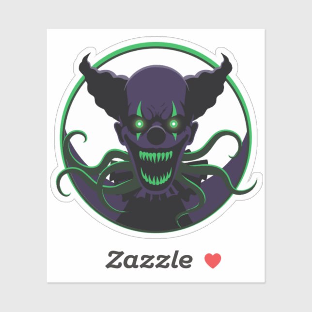 Tentacle Clown Klistermärken (Ark)