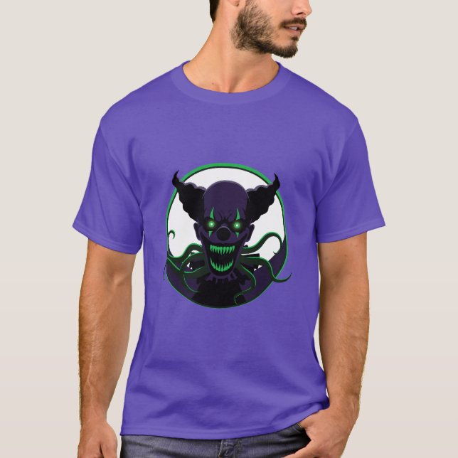 Tentacle Clown T Shirt (Framsida)