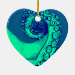 Tentacle och Tentacle för marint havsområde Julgransprydnad Keramik