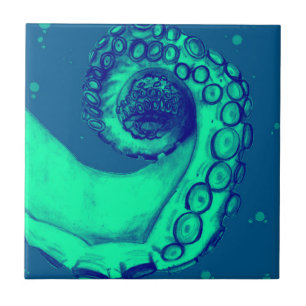 Tentacle och Tentacle för marint havsområde Kakelplatta