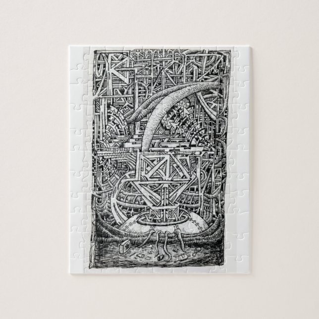 Tentacle Tank från Brian Benson Pussel (Vertikal)