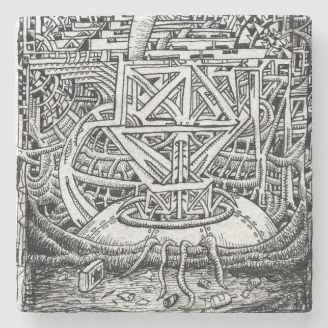 Tentacle Tank från Brian Benson Stone Underlägg (Framsidan)