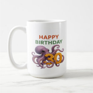 Tentacle Twist: 30års födelsedag Octopus Mugg