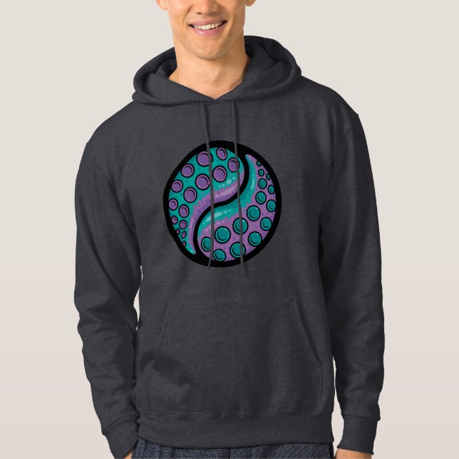 Tentacle Yin Yang Hoodie (Framsida)