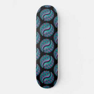 Tentacle Yin Yang Mini Skateboard Bräda 18,5 Cm