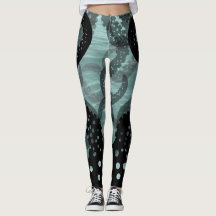 Tentacles faded grönt Seafoam in Sea Leggings