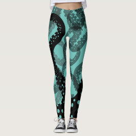 Tentacles fauna grönt Leggings
