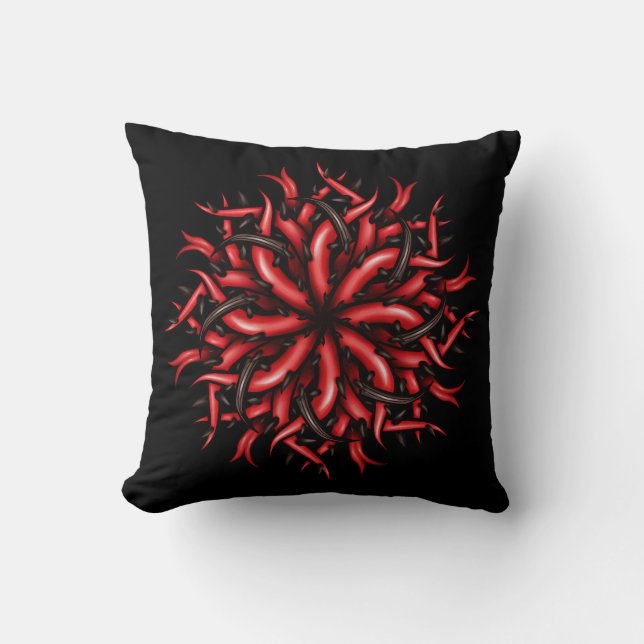 Tentacles Gothic Creepy Horror Kudde (Framsida)