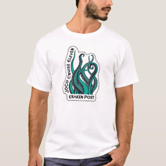 Tentacles Kraken Post Frimärke T Shirt