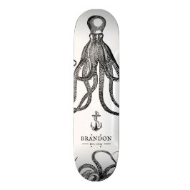 Tentacles | Tema för bläckfisk Mini Skateboard Bräda 18,5 Cm