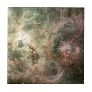 Tentakel av tarantelnebulaen kakelplatta