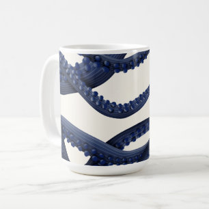 Tentakler av bläckfisk kaffemugg