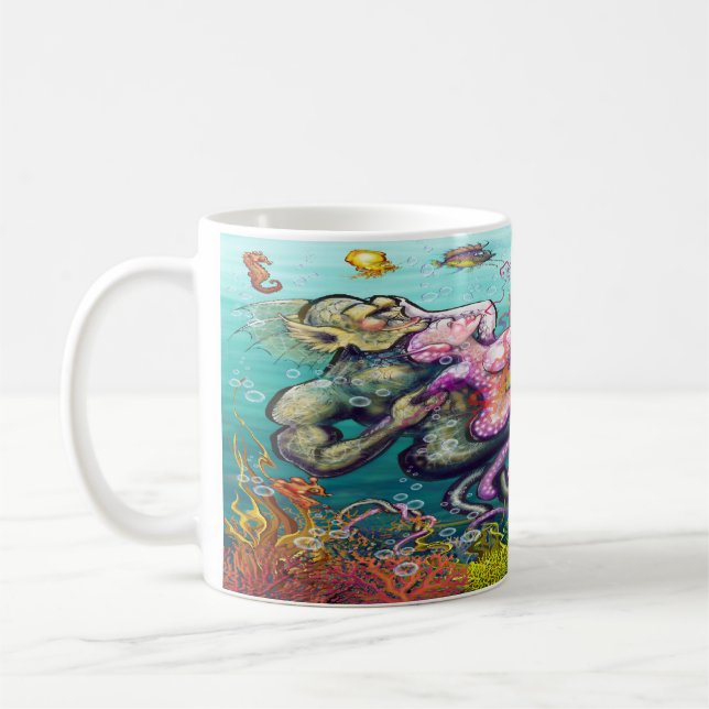 Tentakler Kaffemugg (Vänster)