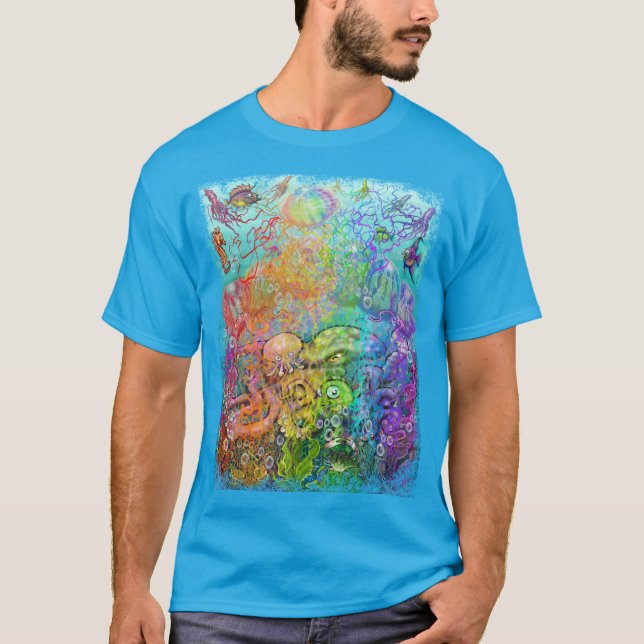 Tentakler T Shirt (Framsida)
