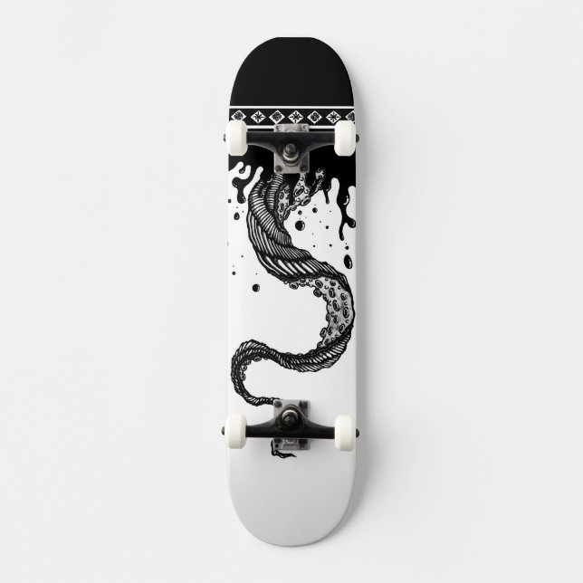Tentaklet stiger ombord skateboard bräda 21,5 cm (Framsida)
