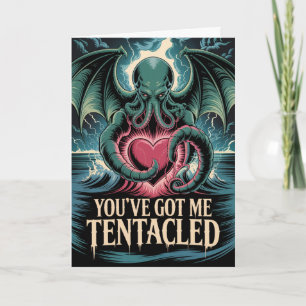 Tentaklig Valentinskort Cthulhu Oartad Lovecra Kort