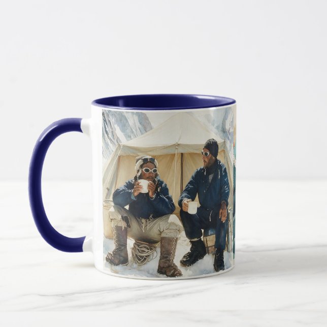 Tenzing Norgay Edmund Hillary Bestiger Everest  Mugg (Vänster)