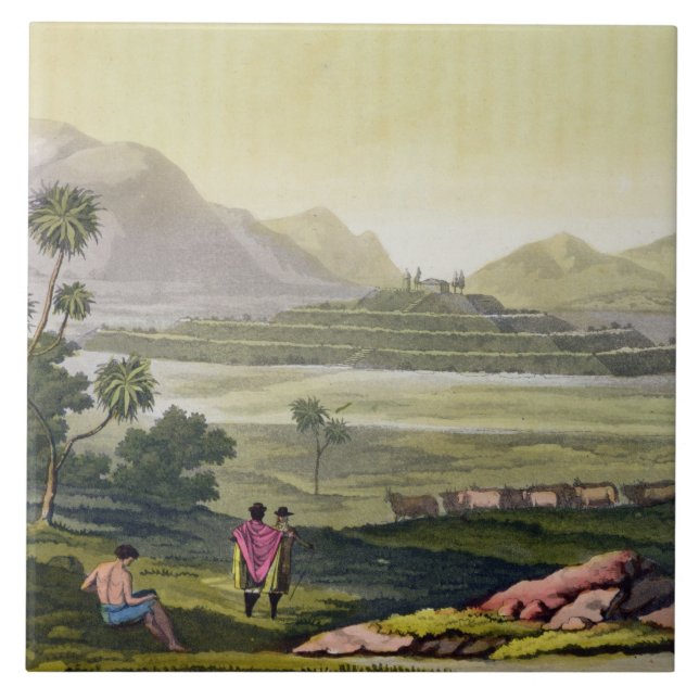 Teocalli det underbara tempelet på Tenochtitlan, Kakelplatta (Framsidan)